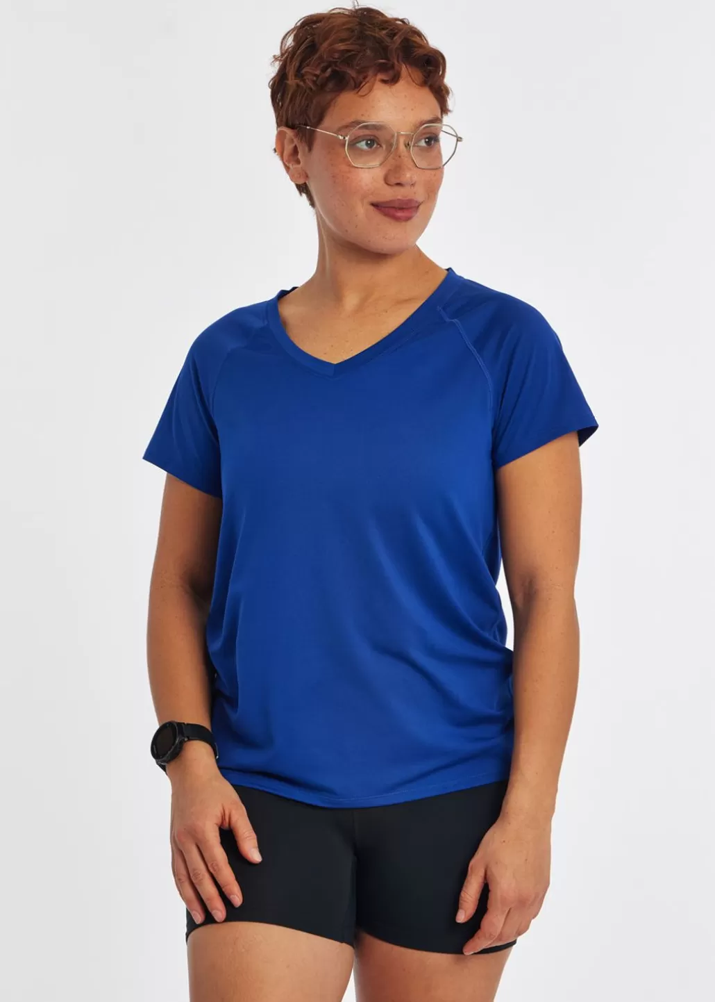 Oiselle Essential Bird V Neck Short Sleeve Hot