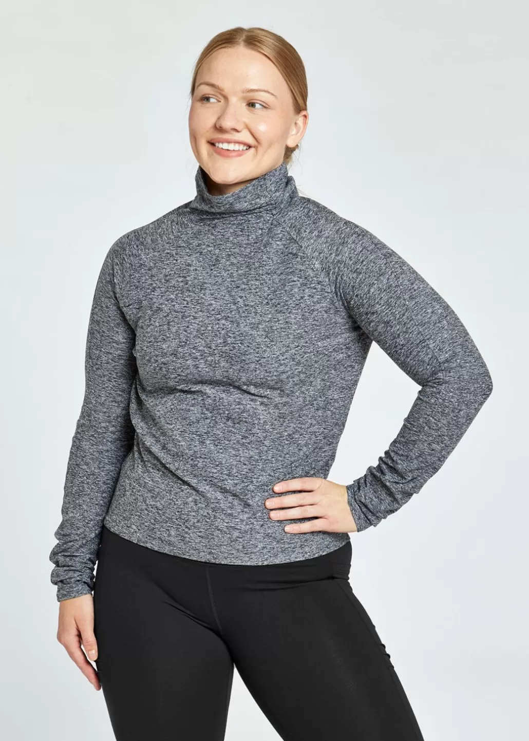 Oiselle Lux Mile One Pullover Black/White Fashion